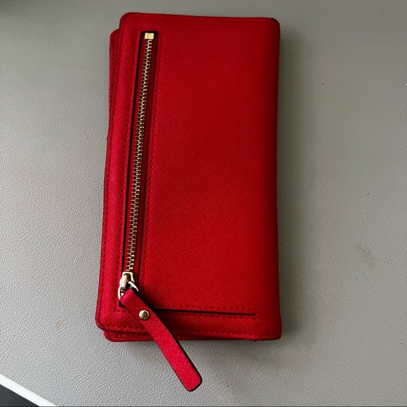 Kate Spade Bifold Red Wallet - Picture 4 of 5